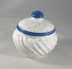 Gmundner Keramik-Dose/Zucker Guglhupf